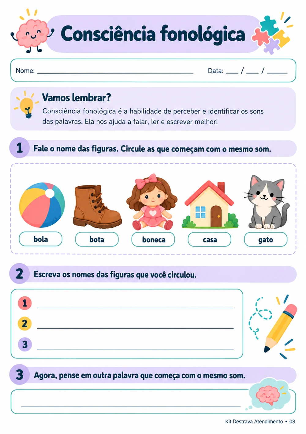 Consciência fonológica